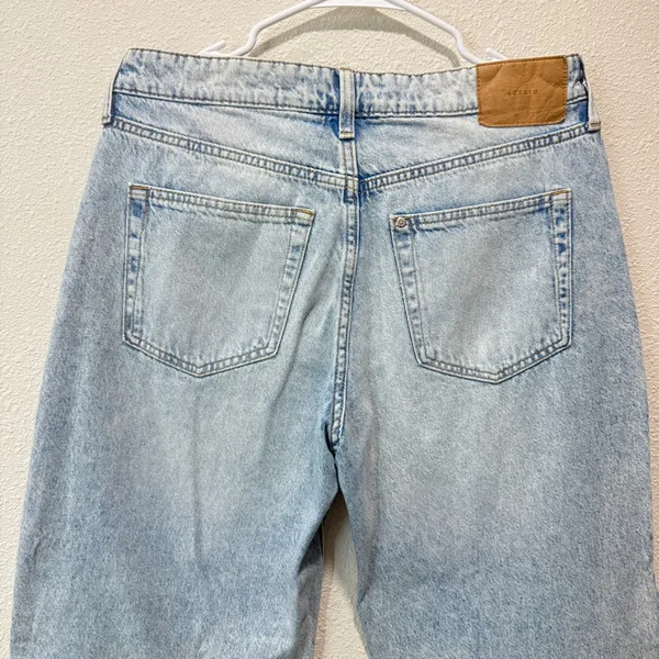 Women's Light Blue Baggy Jeans - Image 4