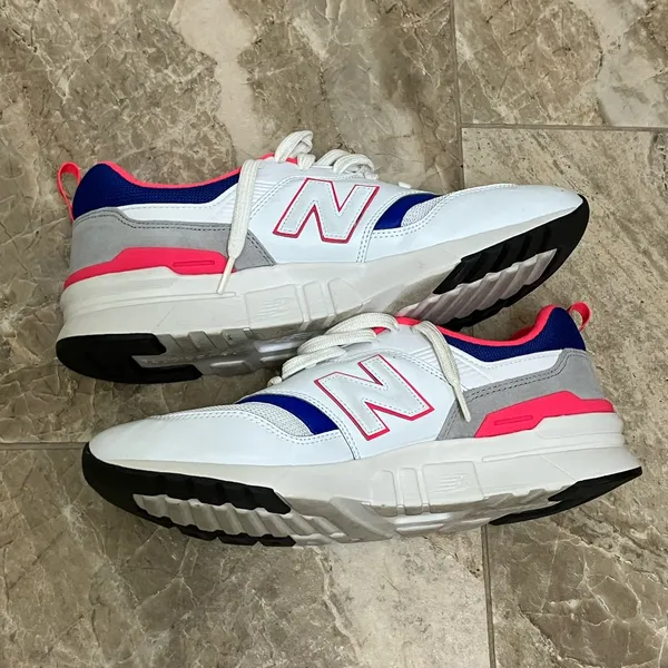 New Balance 997H Sneakers white pink and blue color - Image 5