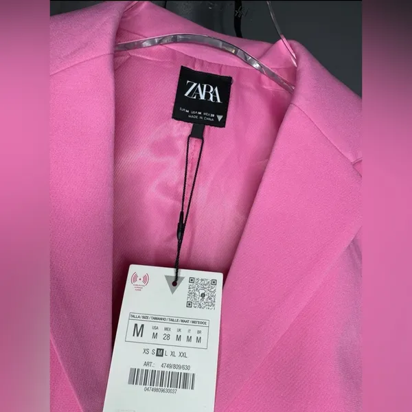 Zara Pink Structured Vest bloggers favorite and sold out everywhere - Image 2