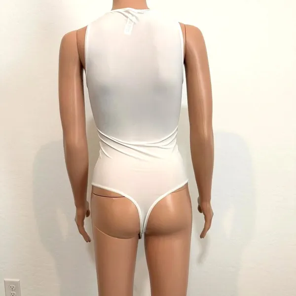 Skims medium high neck snap close layering bodysuit  TS 3473 - Image 9