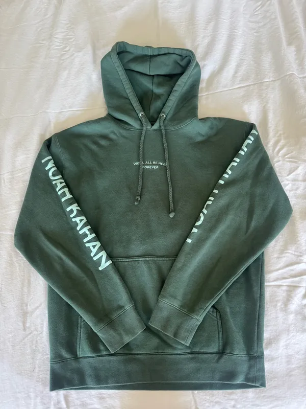 Noah Kahan Trails Hoodie Green Size M - Image 3