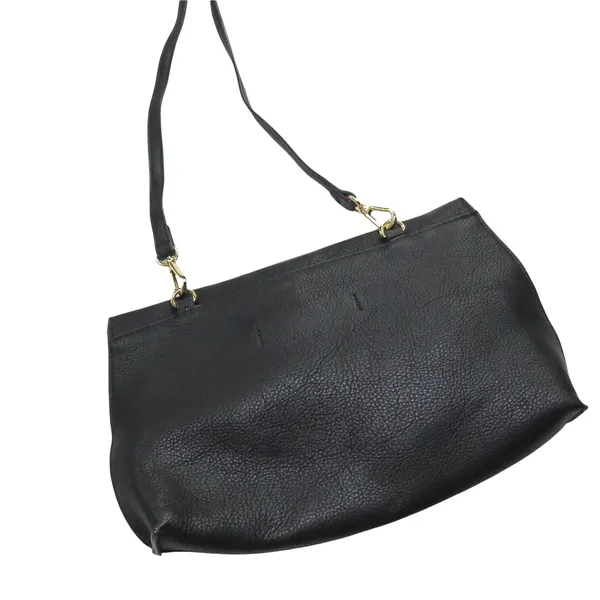 Anthropologie Dreia Envelope Crossbody Bag Black Medium Bag Tassel Faux Leather - Image 5