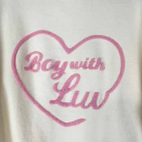 BTS Boy With Luv Pop Up Sweatshirt Size XL Official Merch Big Hit House of BTS - Image 3