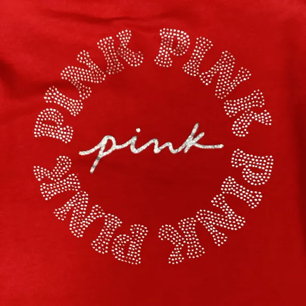 Victoria’s Secret PINK Fleece Bling Hoodie Large - Image 6