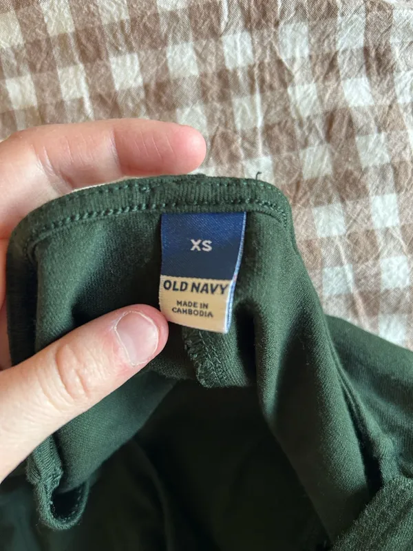 Old navy forest green long sleeve dress - Image 3