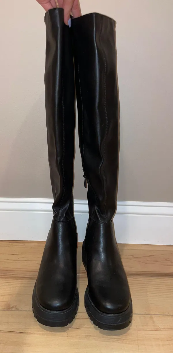 Franco Sarto Fera Black Over The Knee Boots - Image 4