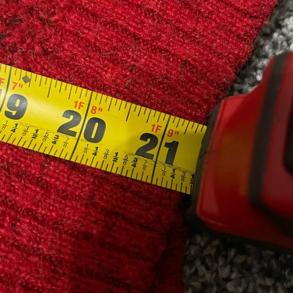 Old Navy red cozy shaker-stitch pullover long sleeve sweater S - Image 8