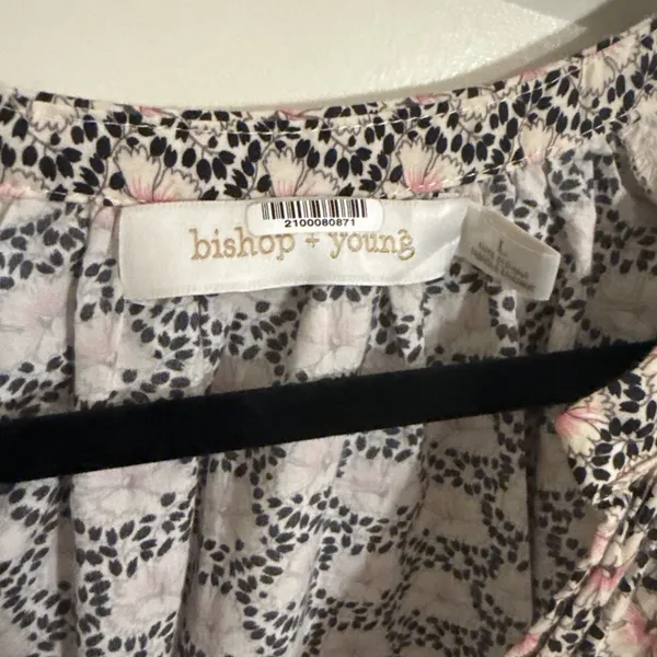 Anthropology Bishop + Young Lana Bubble Dress Floral Size Large - Image 3