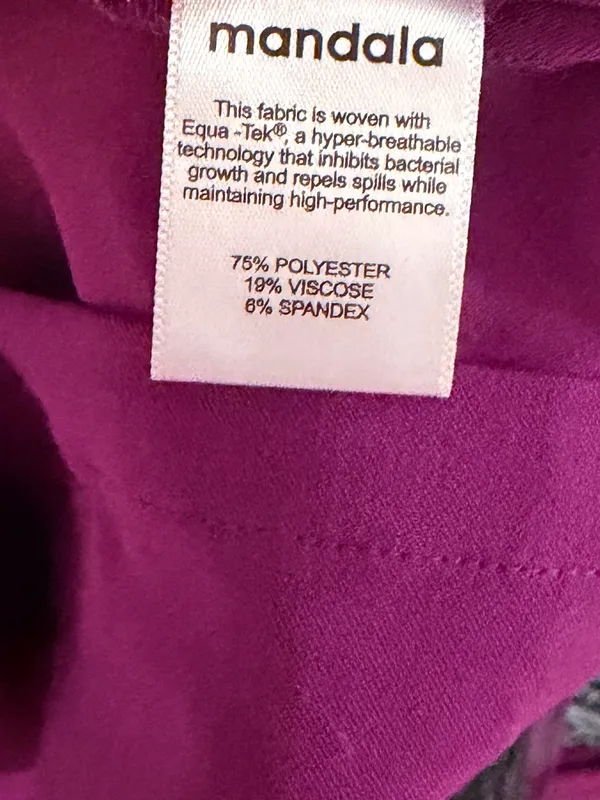 Mandala Scrub Shirt Size XXS - Image 6