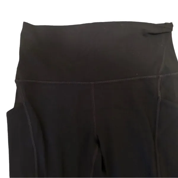 Align High Rise Crop with Side Pockets 23" Gray Size 6 LW6BKKS Damage - Image 3