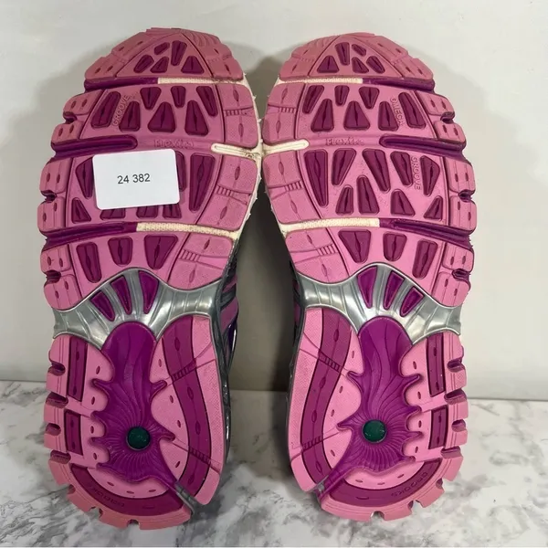 Brooks Ariel 14 Women's Shoe Purple and Silver Size 6 #958 - Image 11