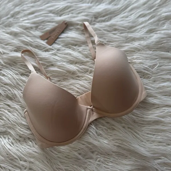 Skims Fits Everybody Scoop Plunge Bra Sand Size 32DD - Image 3
