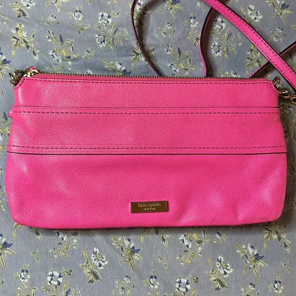Kate Spade CelinaVillabella Pink Leather Swing Crossbody - Image 3