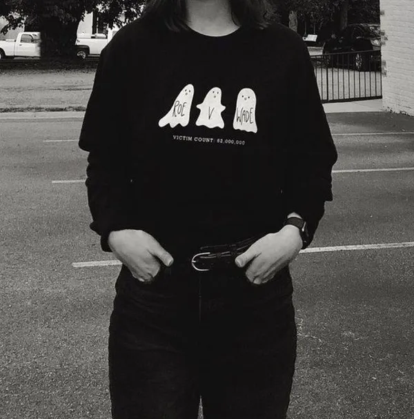 Gildan Roe V Wade ghost crewneck - Image 3