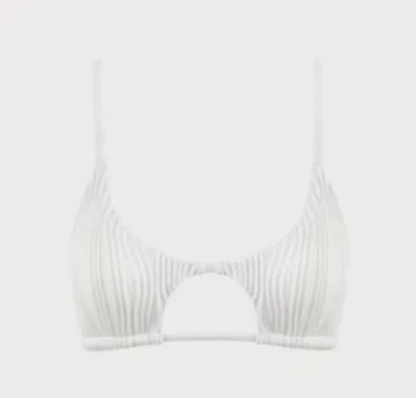 BERLOOK Water Ripple Cut-Out Bikini Top ONLY 44 - Image 6