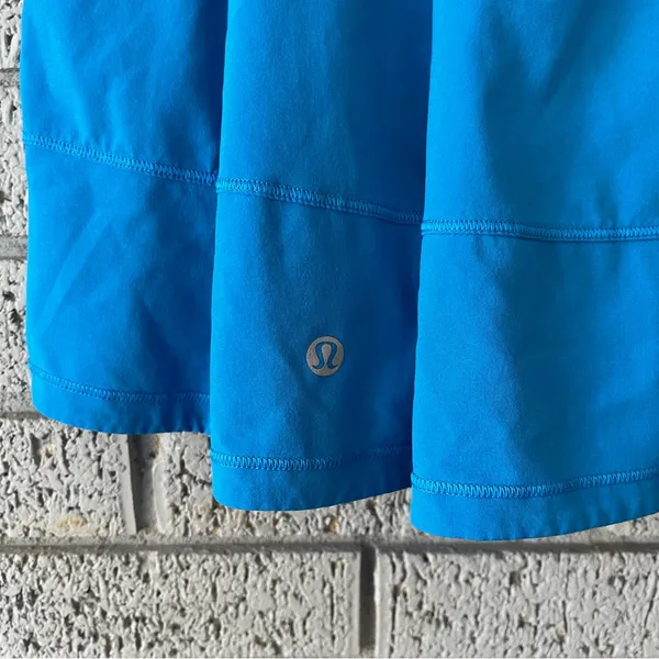 Rare Lululemon Pace Rival Mid-Rise Skirt *Long Poolside Blue Size 6 - Image 6