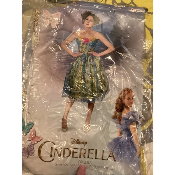 NIB Disney Cinderella Live Action Drisella Tremaine Stepsister Adult Costume L - Image 3