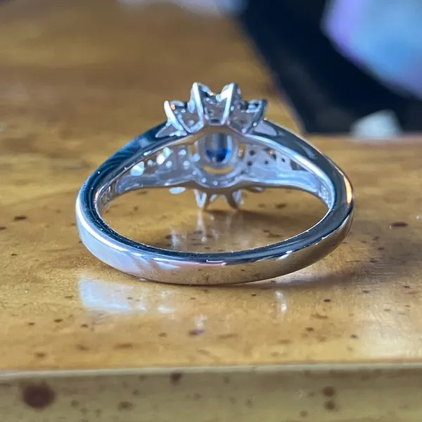 Natural Kyanite Sterling Silver Ring Size 8 - Image 5