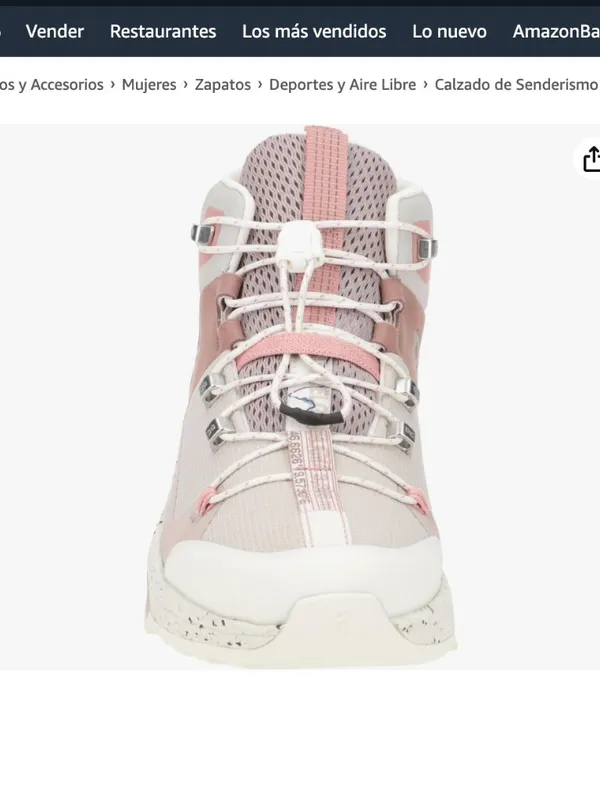 On Cloudtrax Rose/Ivory hiking sneakers - Image 6