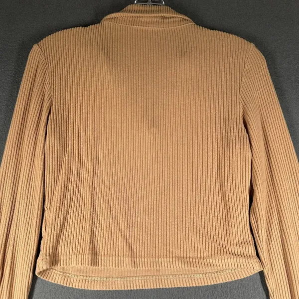 Altar'd State Sweater Womens Medium Ribbed Long Sleeve Collared Pullover Top‎ - Image 8