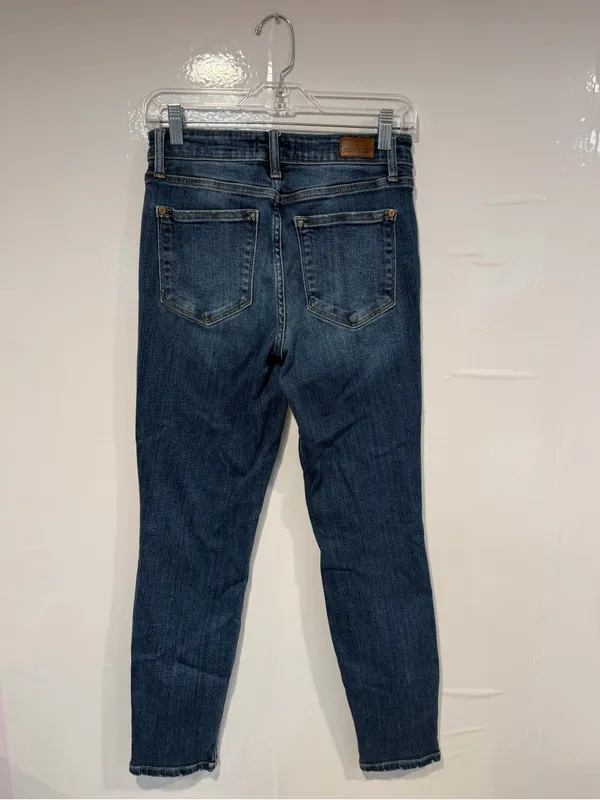 Judy‎ Blue Dark Indigo Boyfriend Fit Skinny Jeans - Image 3