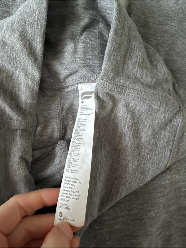Fabletics Women's Heather Gray Flare Leggings - Image 3