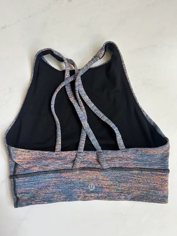Lululemon Energy Bra High Neck Long Line *Medium Support, B–D Cup - Image 3