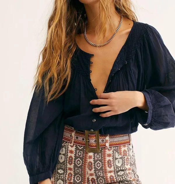 Free People Cool Meadow Top Sz XS - Image 4