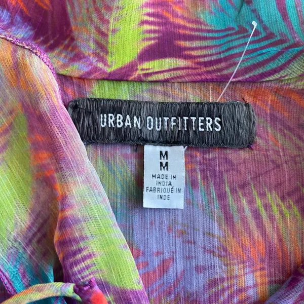 Urban Outfitters size med purple feather quirky abstract open front cardi - Image 4