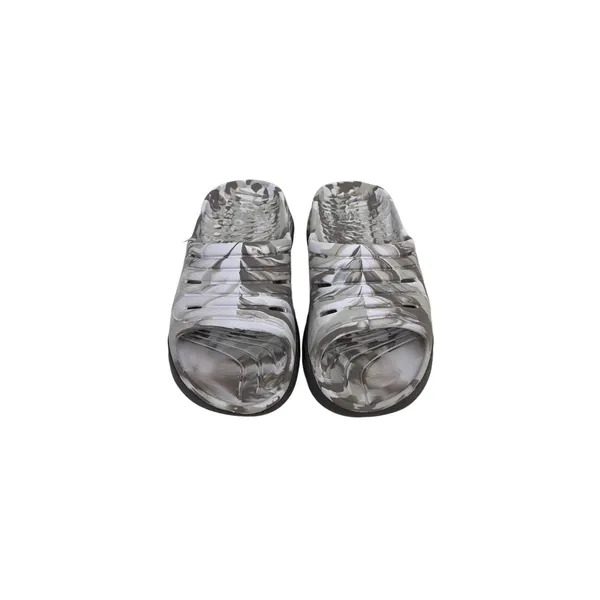 Hoka One One Ora Recovery Slide Swirl Gray White Slip On Sandals Women's 7 - Image 2
