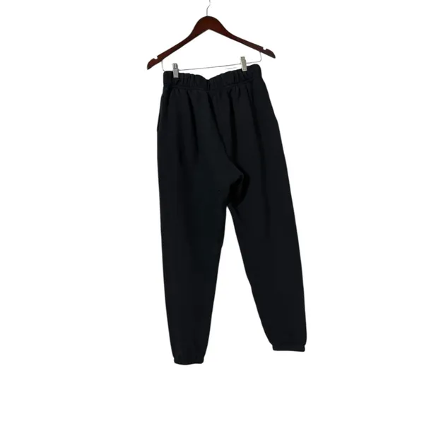 SET ACTIVE Heavyweight Onyx Cotton Black Sweatpants Joggers - Image 5