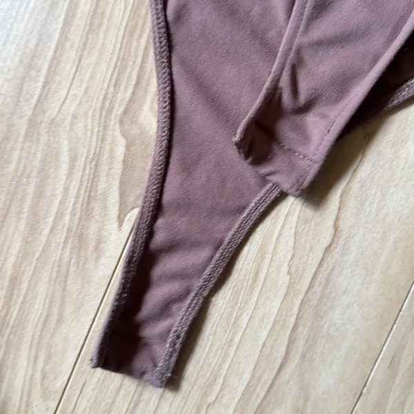 Zara brown sleeveless bodysuit - Image 3