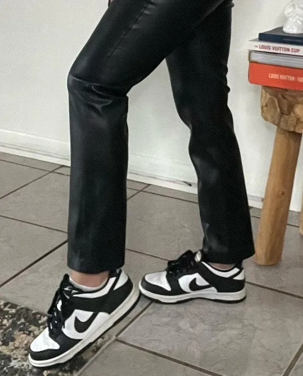 Zara Black Leather Pants - Image 13