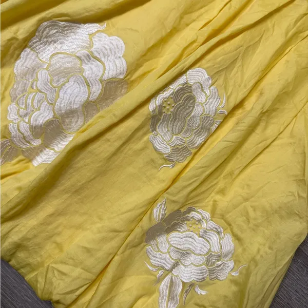 •TWENTY ONE• YELLOW STRAPLESS BUBBLE DRESS - Image 3