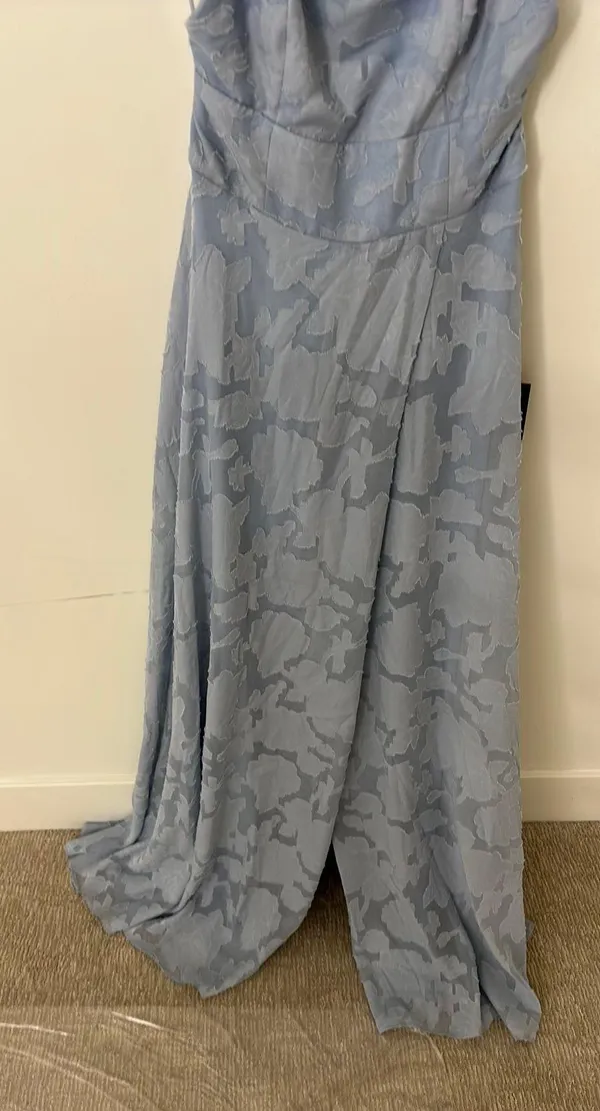 Lulus Slate Blue Maxi Formal Dress - Image 2