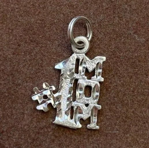 Number one mom 925 pendant Silver - Image 3