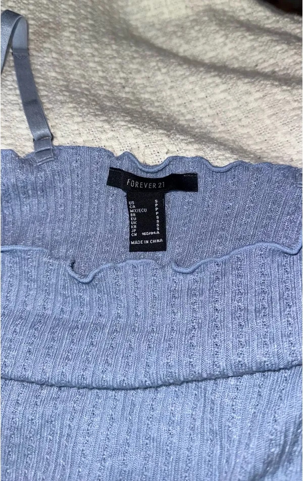 Small Forever 21 Light Blue Top - Image 2