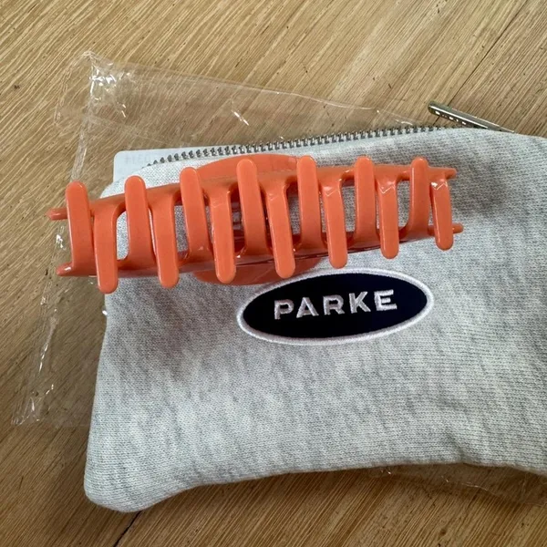 Parke Claw‎ Clip Creamsicle Orange Hair Clip NEW In-Hand - Image 4