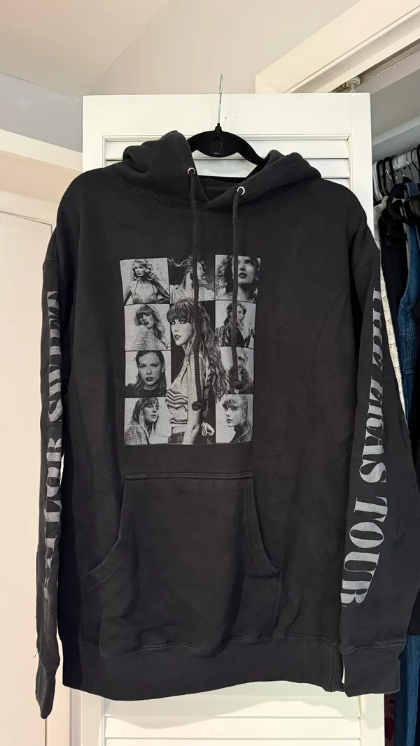 Taylor Swift Black Eras Tour Hoodie - Image 2