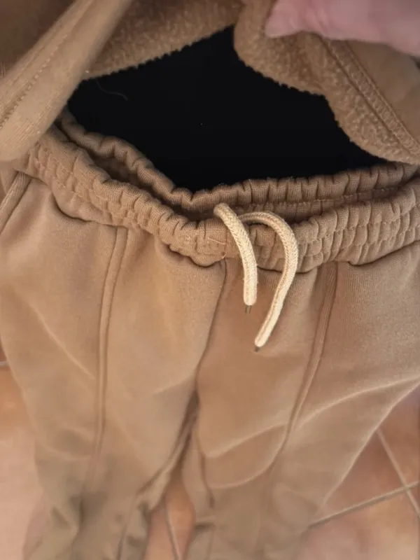 Women’s Camel Hoodie & Jogger Set - Image 8
