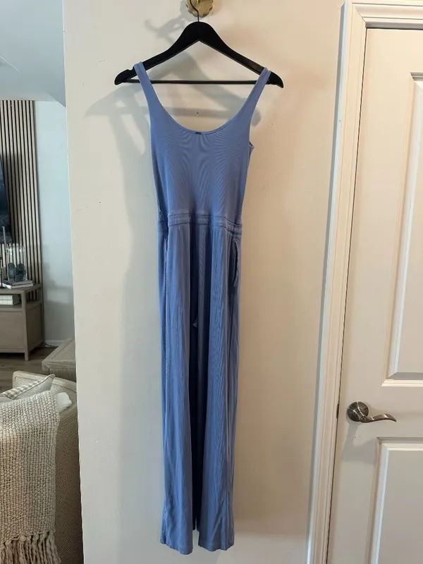 VUORI Pose Scoop Jumpsuit in Bluebell Size X-Small - Image 5