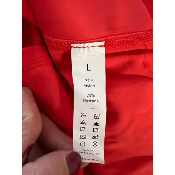Women's Red Exercise Dress Size L Short Standard Activewear - Image 5