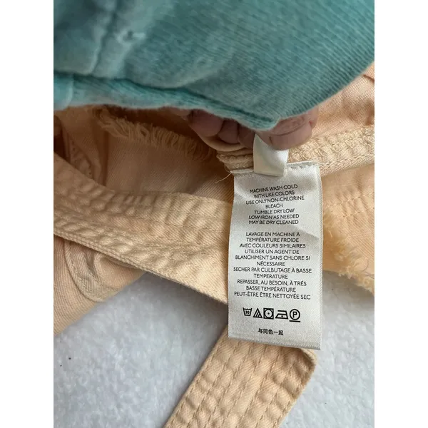 Free People We The Free Marci Coverall Romper Peach XS New‎ With Tags Utility - Image 9