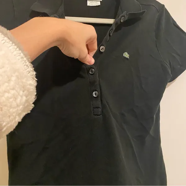 Lacoste Black Polo Shirt size 42 - Image 4