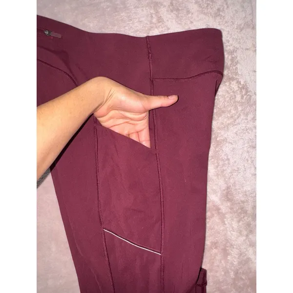 Lululemon Women's Speed Up Tight Red Maroon Full-On Luxtreme Size‎ 8 Tall - Image 7