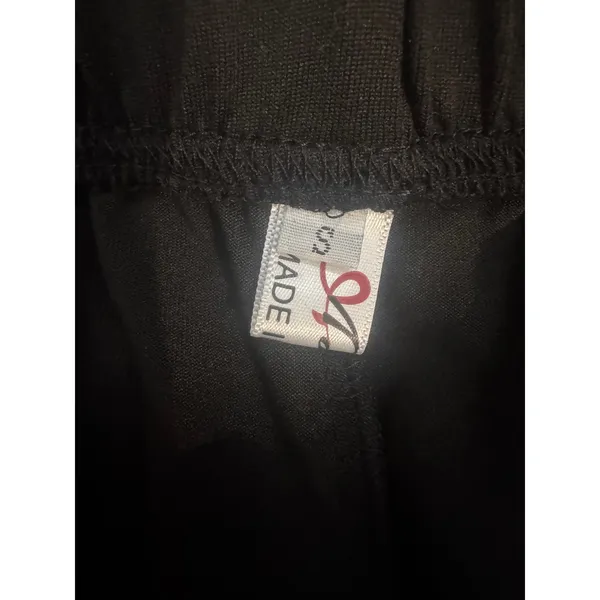 Women's Black Wide Leg Lounge Pants Small NWOT Drawstring Pockets‎ Relaxed Fit - Image 4