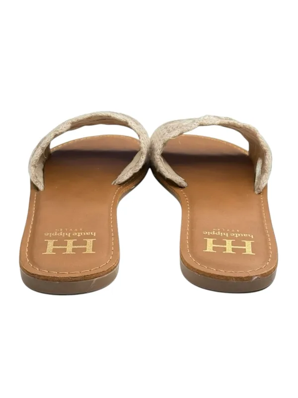 new Haute Hippie ✌︎︎ Rianne Crochet Mandala Flat Sandals Slides ✌︎︎ Cream ✌︎︎ 7M - Image 4