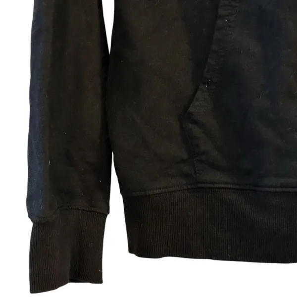 Faith Over Fear Black Unisex Hoodie‎ Large Inspirational Christian Pullover - Image 6