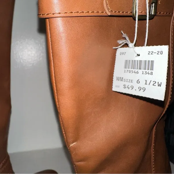 American Eagle women’s wide calf boots, new size 6.5 Wide 🆕 in brown - Image 7