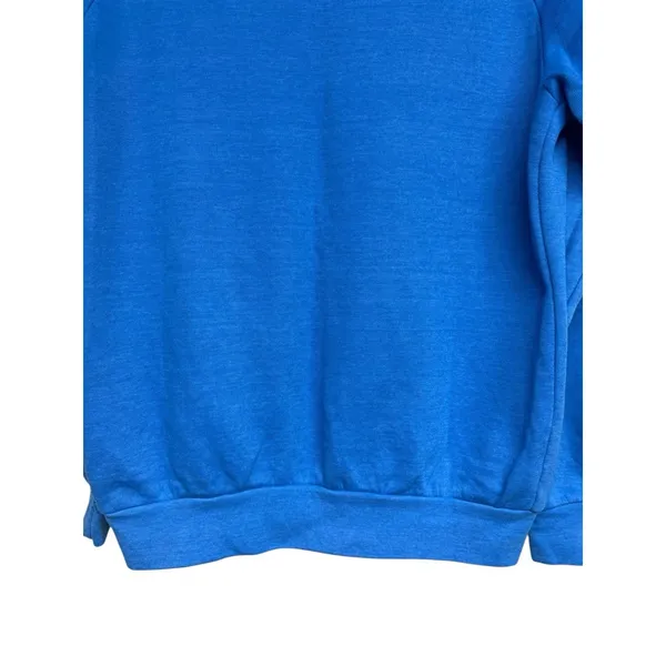 Aviator Nation 5 STRIPE CREW OCEAN BLUE NEON SWEATSHIRT SIZE SMALL‎ - Image 6